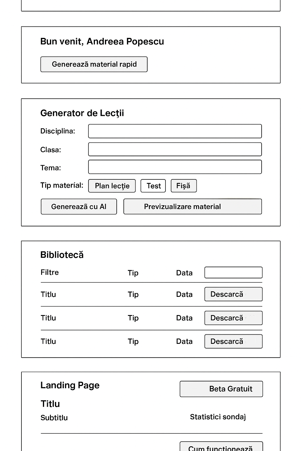 Wireframe DidacticaAI